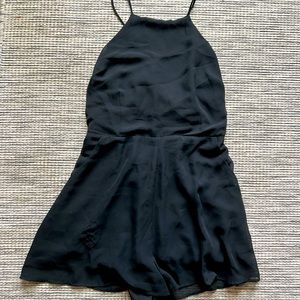 Urban outfitter black high neck romper